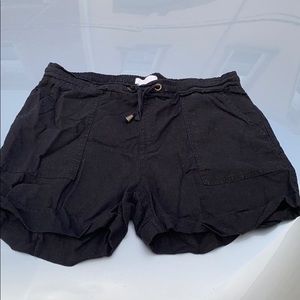 black comfy beach shorts